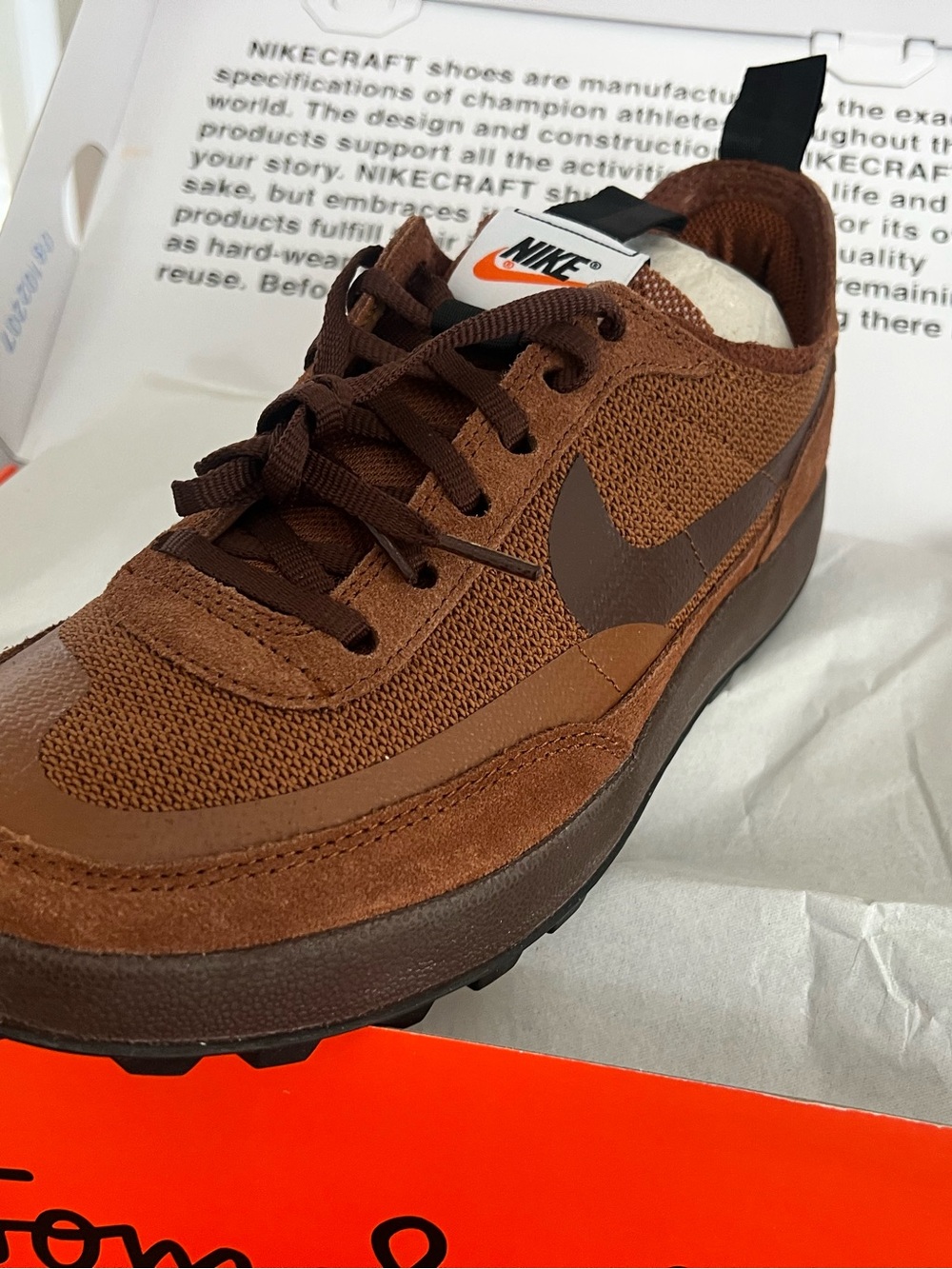 NikeCraft x Tom Sachs GPS Field Brown Pecan Women’s 8.5